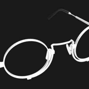 Glasses Octagonal Metal